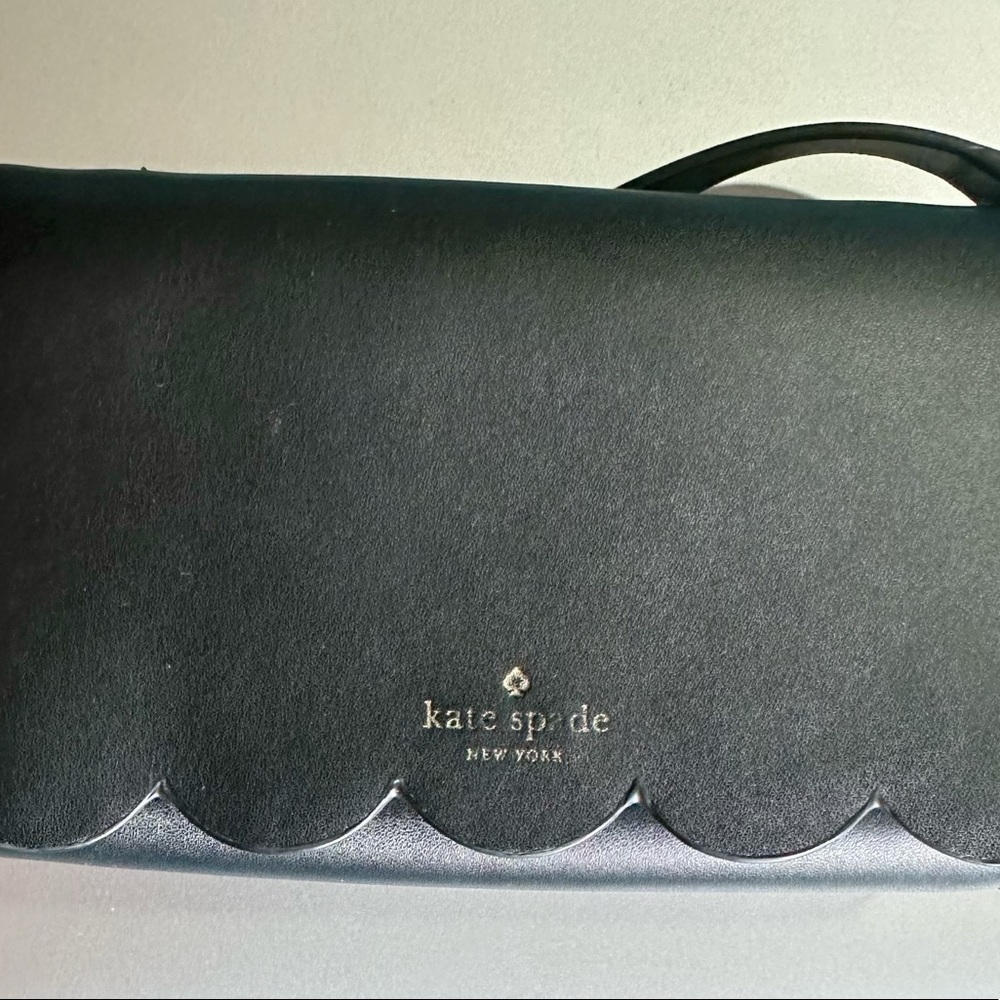 Black Kate Spade crossbody  bag and  wallet